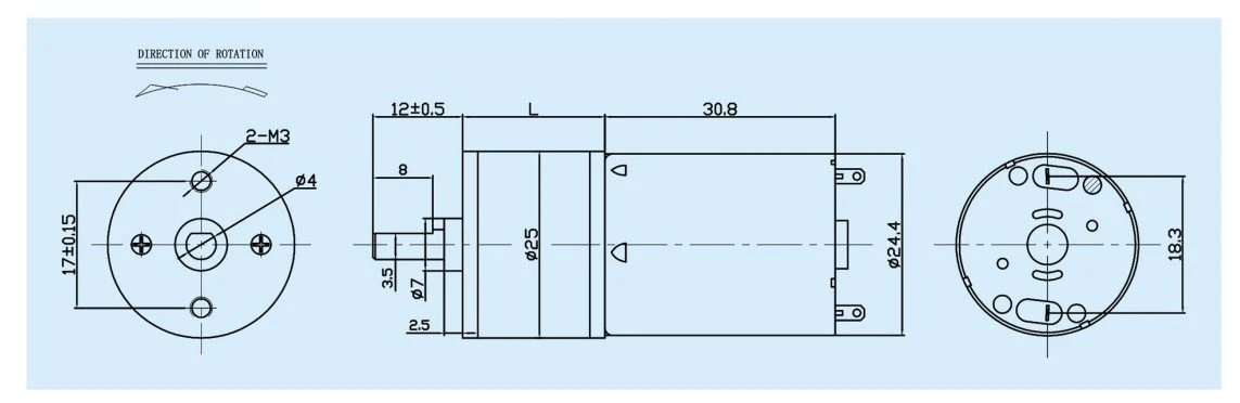 28 motor outline